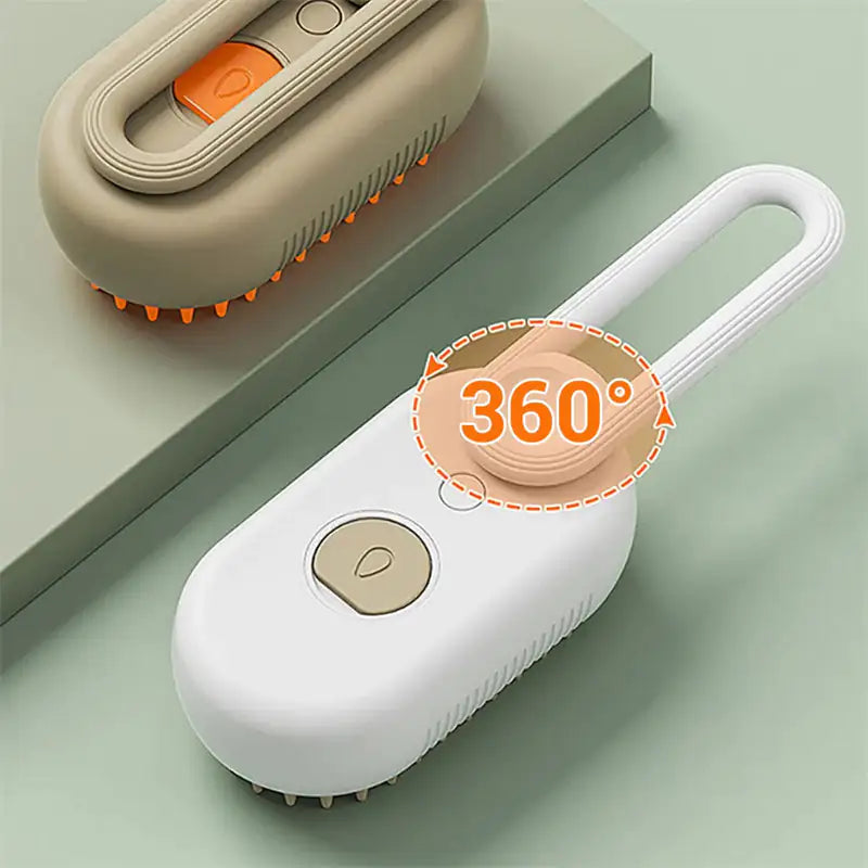 Cat Steam Brush Steamy Dog Brush 3 In 1 Electric Spray Cat Hair Brushes. By MistyKitty.